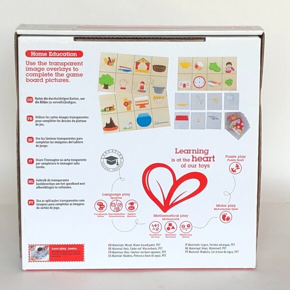 New in Box Hape Combino Wooden Card Learning Game - Picture 8 of 11